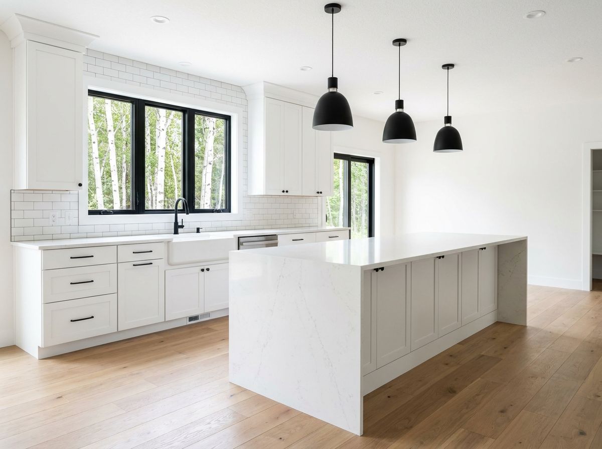 Remodeled kitchen with custom cabinetry in a Duluth, MN home