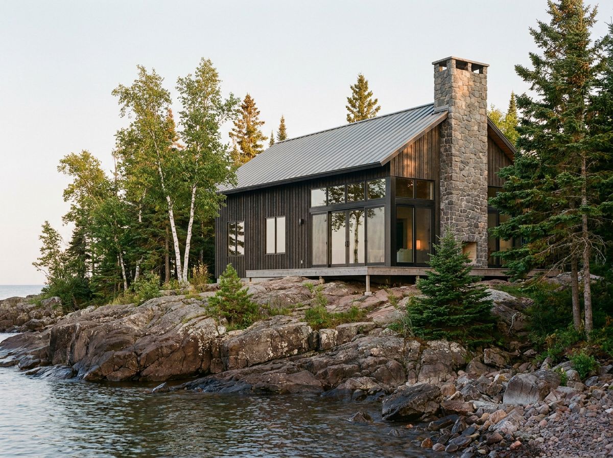 Vacation home in the woods of the North Shore, Minnesota